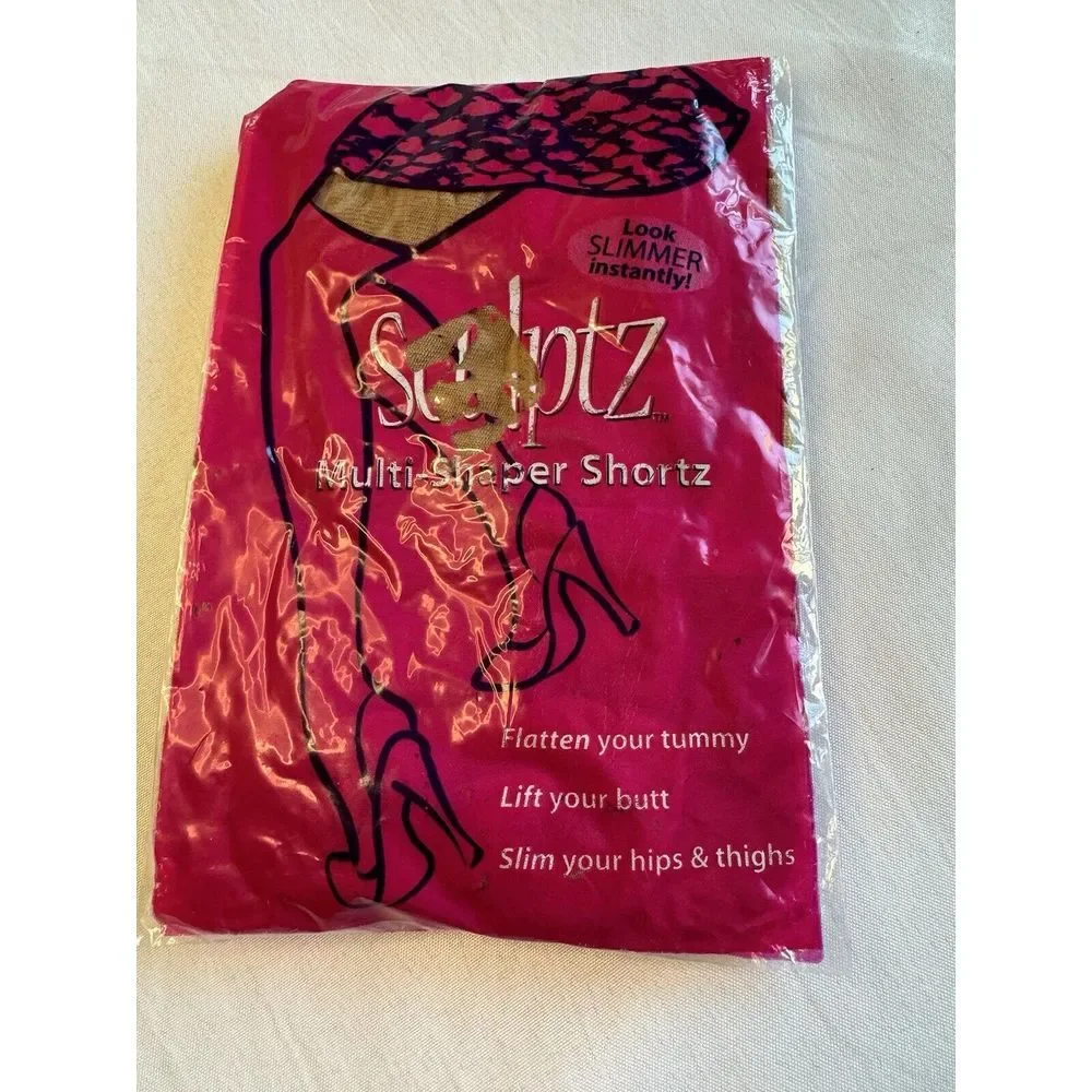 Nylon Pantyhose Lot Of Two Vintage Scuptz Silkies‎ X-Tall